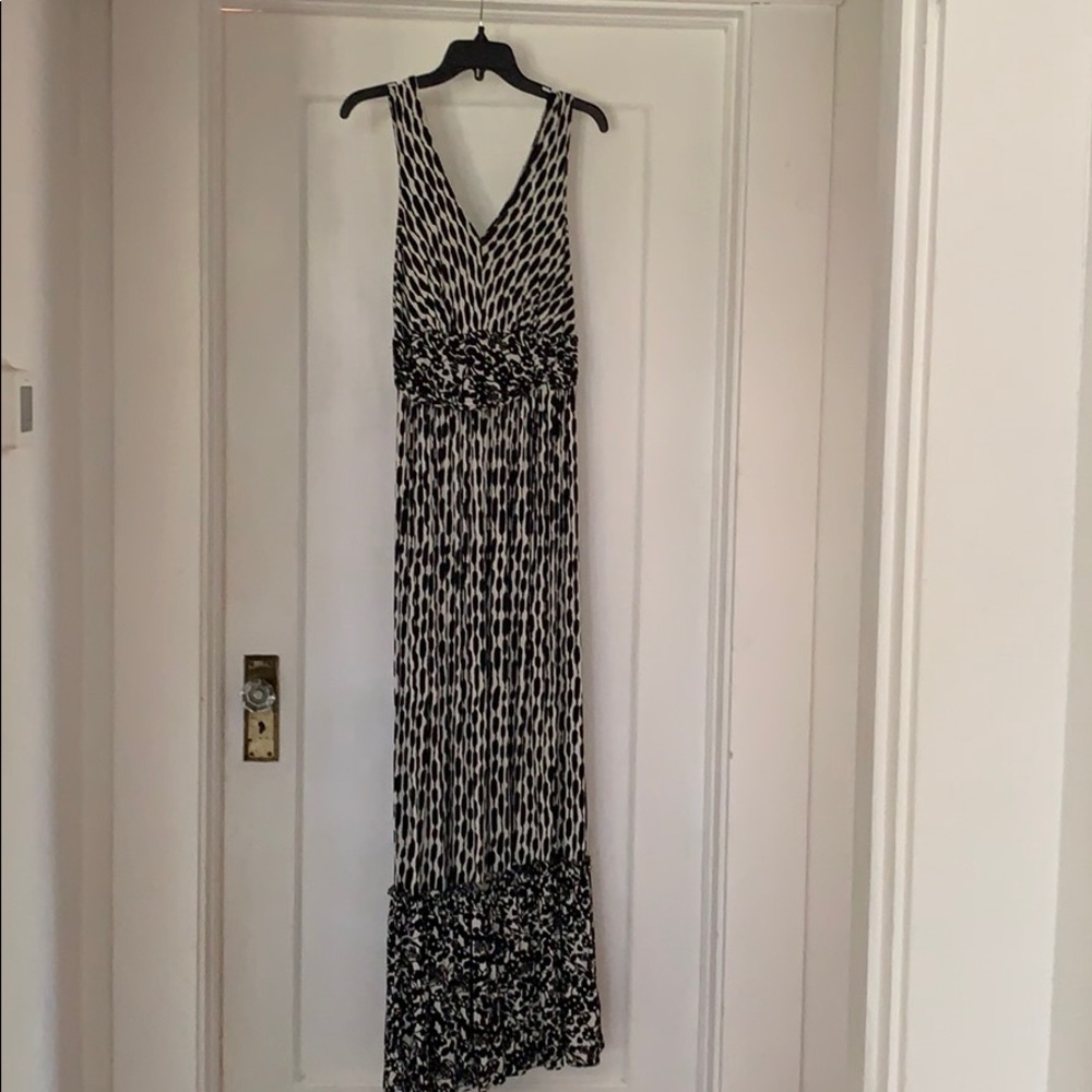 Anthro maxi blk/white